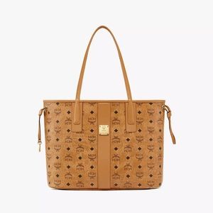 MCM Tote Bag , Medium, Reversible Liz Shopper in Visetos
